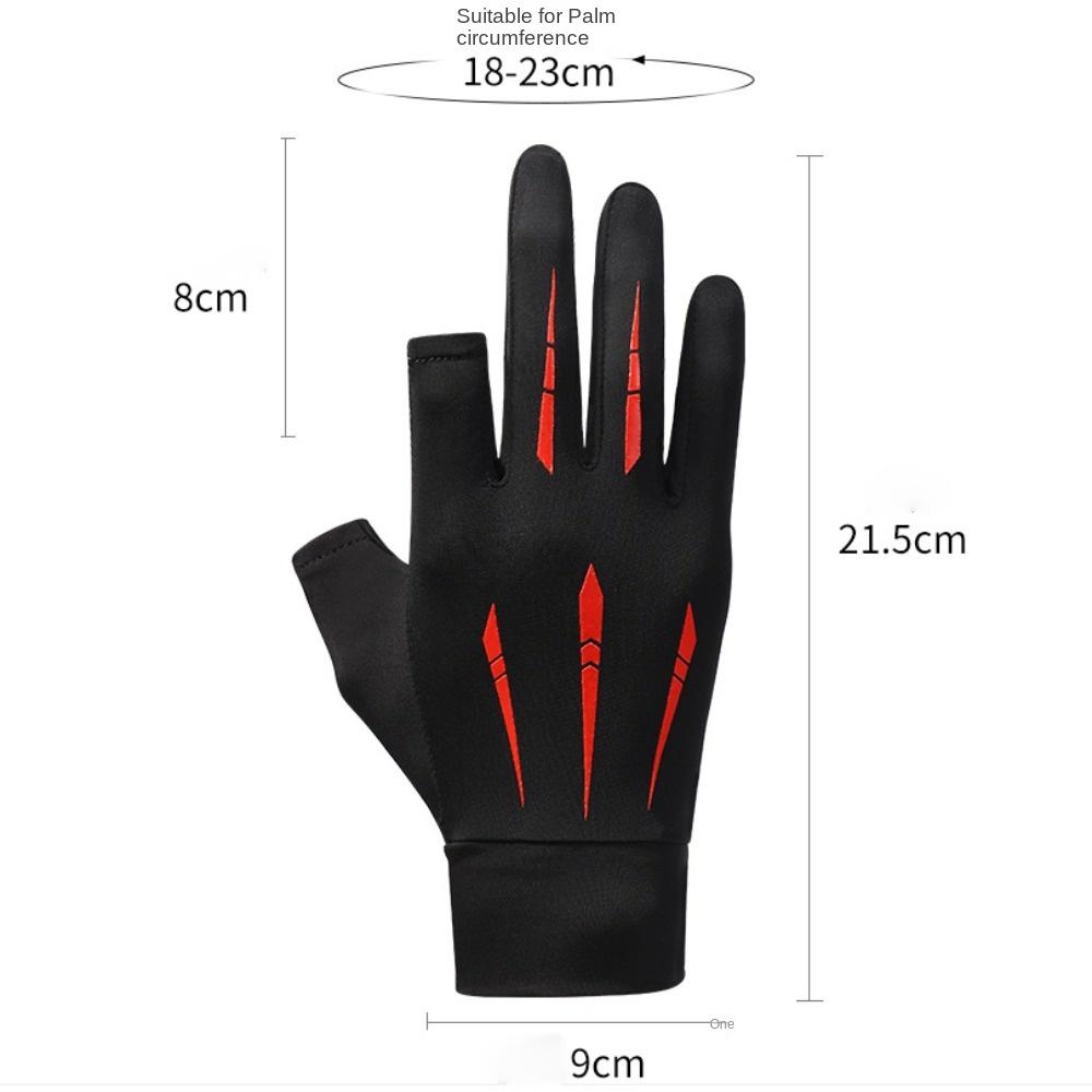 Anti-uv Ice Silk Fishing Gloves Highly Elastic Armguard 2024 Fitness Gloves Unisex