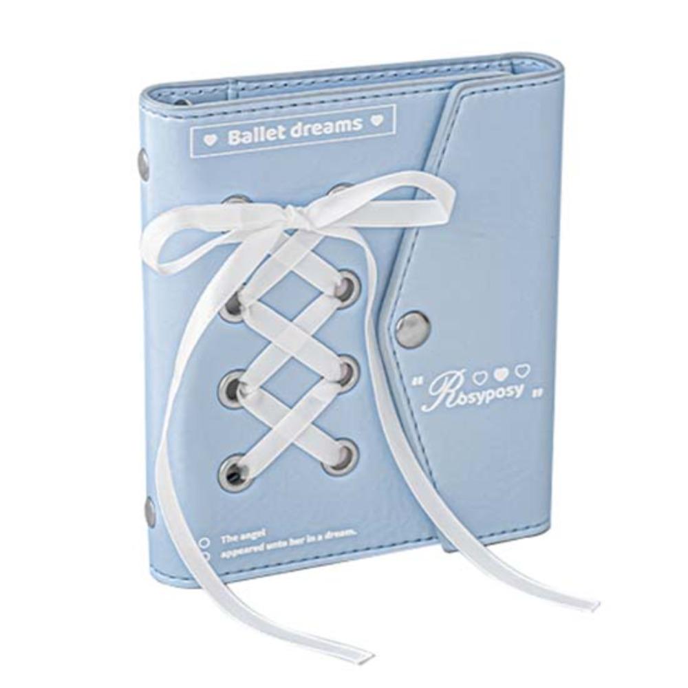 ПУ Кожа Балеткор Книга Сердце Лента Блокнот Записная бумага Бант Карманная книга Учеба