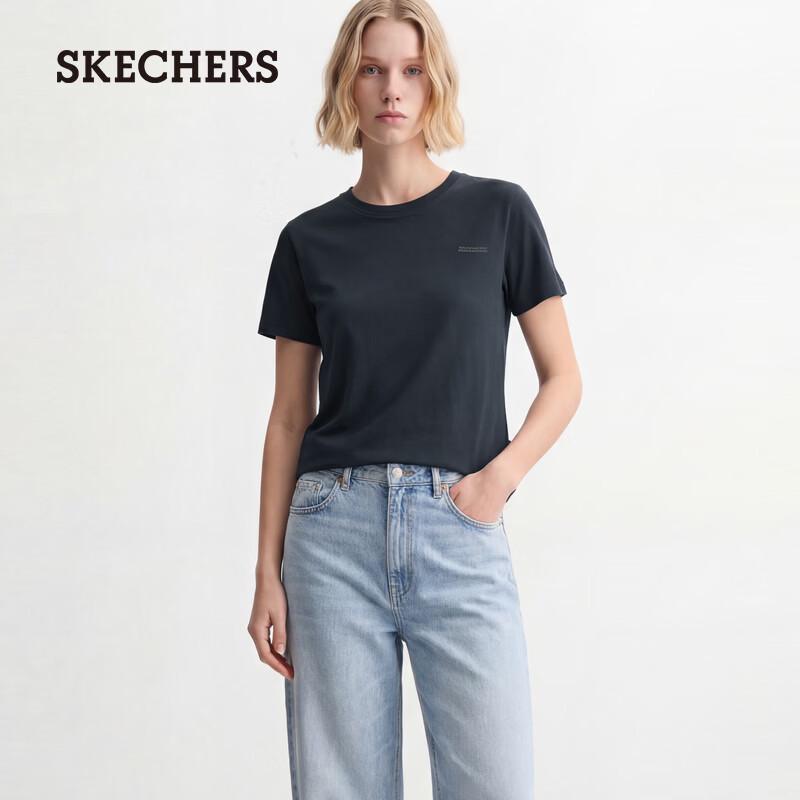 Skechers Женская футболка с коротким рукавом, отводящая влагу L226W101