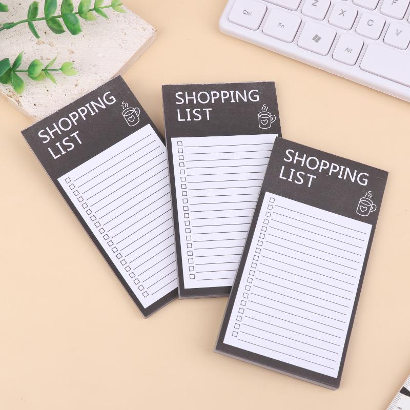 Магнитный блокнот для заметок Доска для сообщений на холодильник Портативный отрывной блокнот Планировщик заметок Список покупок Для дома офиса школы