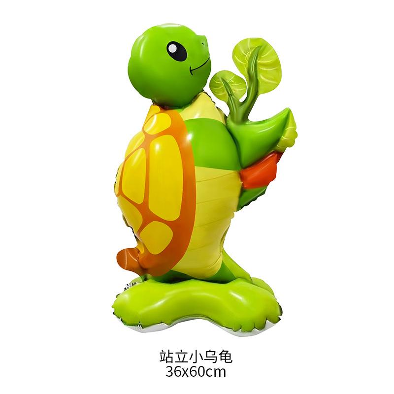 Ocean Animal Party Balloon Decor 5th Child's Birthday Shark Seahorse Crab Turtle Octopus Balloons Kids Gifts Baby Shower Decors