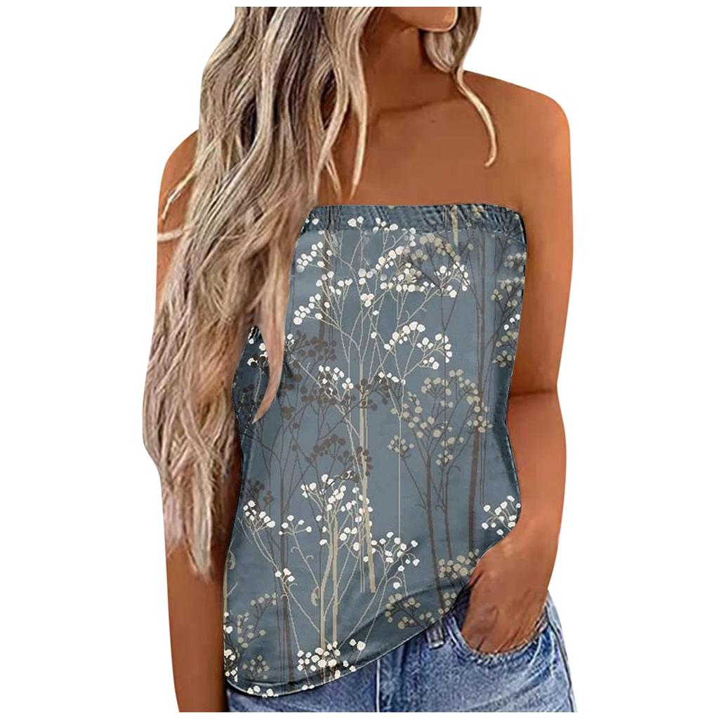 Женский летний сексуальный топ без рукавов с открытыми плечами, пляжный жилет без бретелек, рубашка-бандо, сексуальные топы с открытой спиной