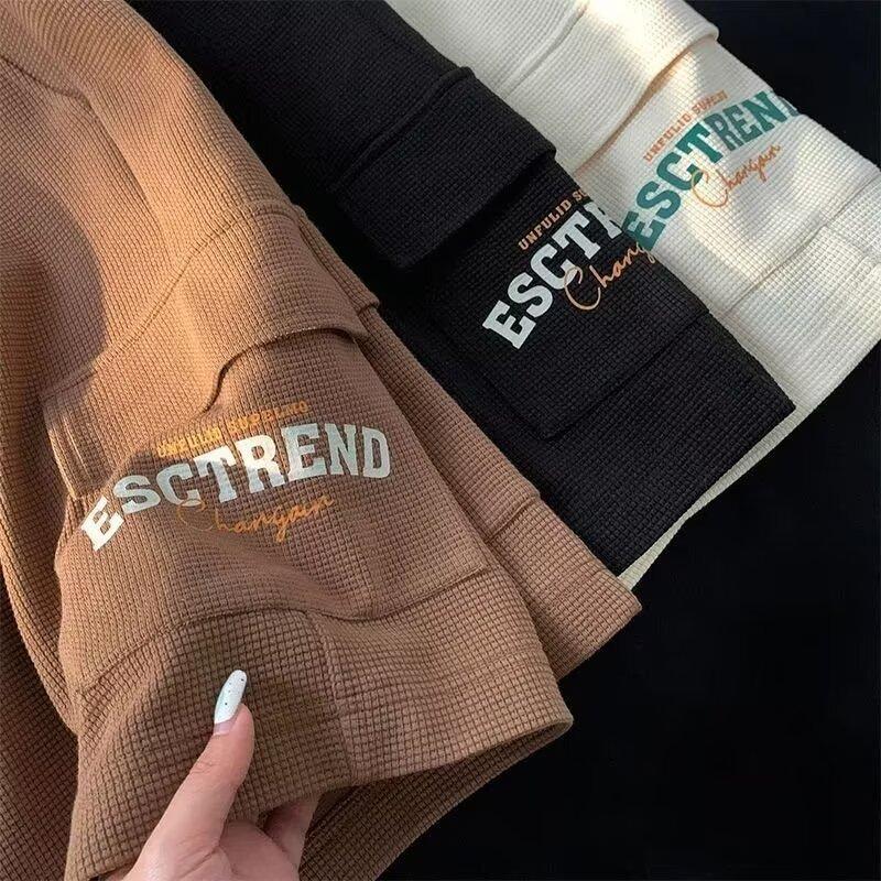 Summer New Men's Shorts Loose All-match Fashion Trend Thin Five-point Pants High Street Hip-hop Casual Pants