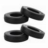 4 PCS RC Accessories Rubber Car Tire Fit for Tamiya 1/14 RC Tractor Truck Black
