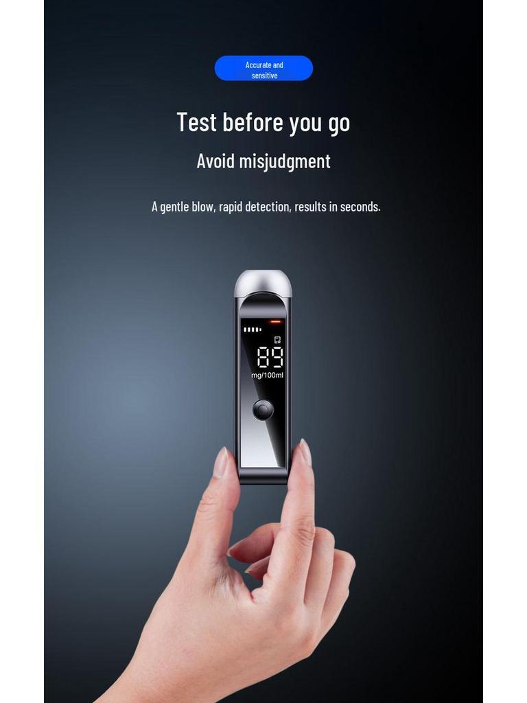 Высокоточный алкотестер для обнаружения вождения в нетрезвом виде