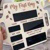 First Day of School Board Dry Erase Reusable Back To School Wooden