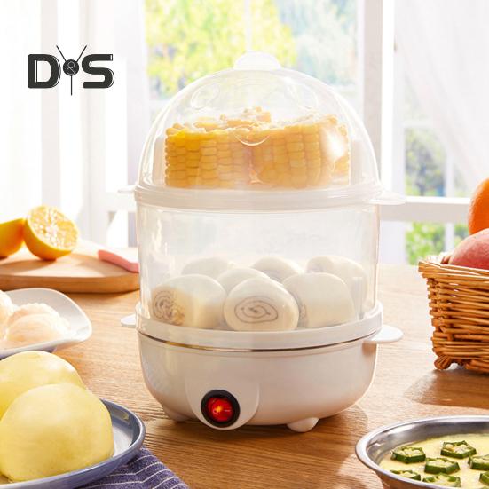 Автоматическая яйцеварка, яйцеварка большой емкости, одно-/двухслойная, 350 Вт, многофункциональная машина для приготовления вареных яиц на пару с заварным кремом