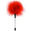 Feather Duster - Red U - Red - Very Soft - Handle - For Adults