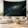 Philadelphia Eagles Wall Tapestry, Soft Fabric Wall Hanging, Decorative Backdrop For Bedroom Home Wall Art