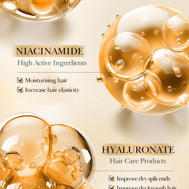 Маска для разглаживания волос Collagen Smooth Hair Mask 500 мл SADOER Питательный пушистый кондиционер