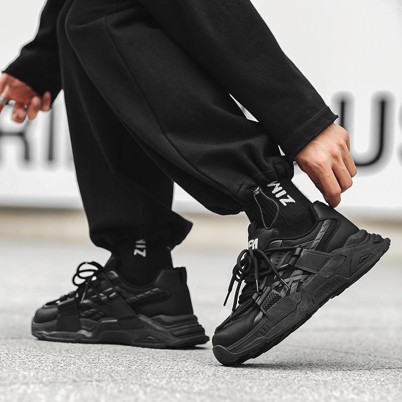 Нескользящие износостойкие модные ретро уличные кроссовки на толстой подошве для взрослых, повседневная спортивная мужская обувь, обувь для папы