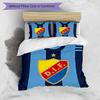 3pcs Duvet Cover Set (1*Duvet Cover + 2*Pillowcase, Without Core), Djurgardens IF Print Bedding Set, Bedroom Decor, All‑Season, Birthday Gift