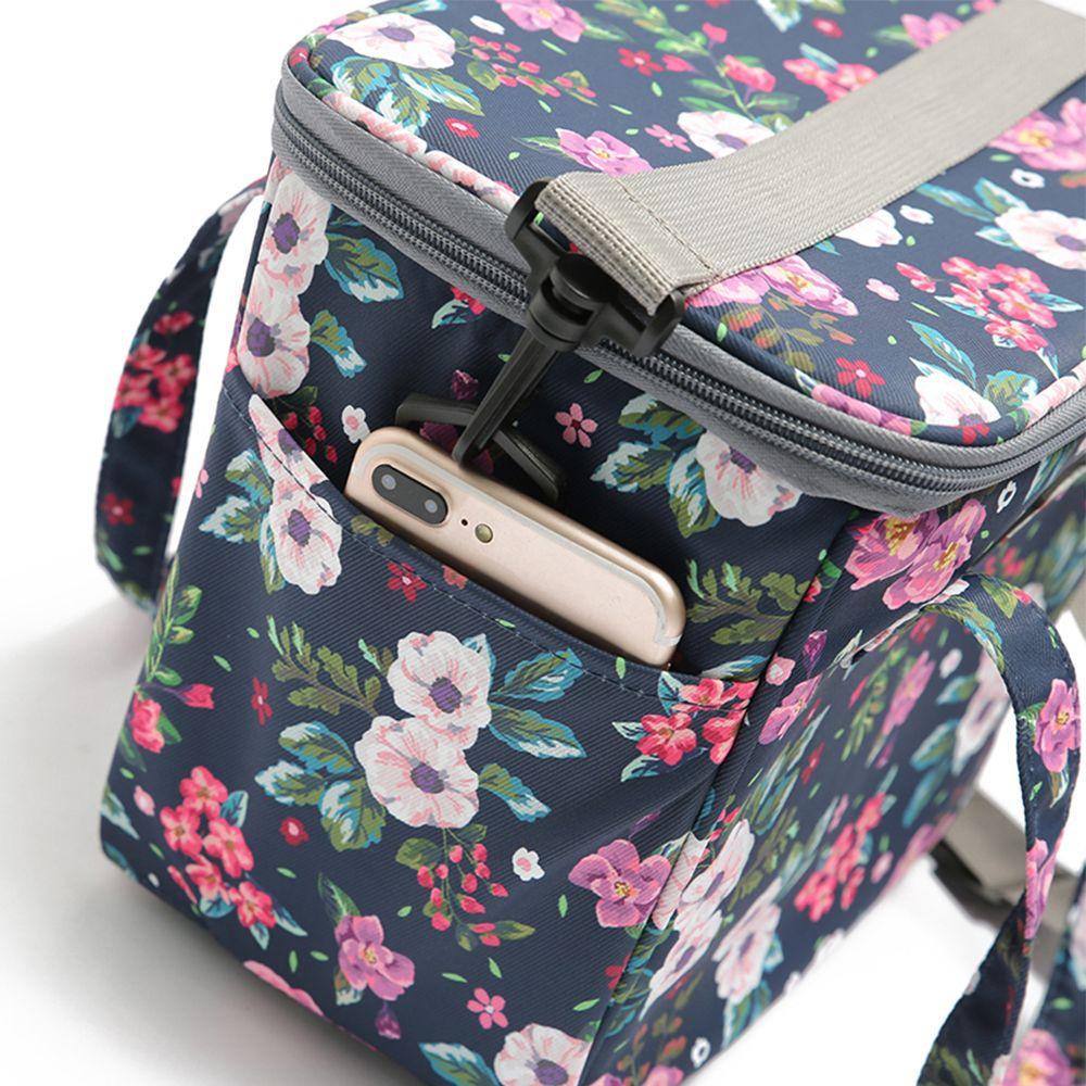 Shoulder Strap Waterproof Large Capacity Insulated Lunch Bags Cooler Bag Storage Box Picnic Bag