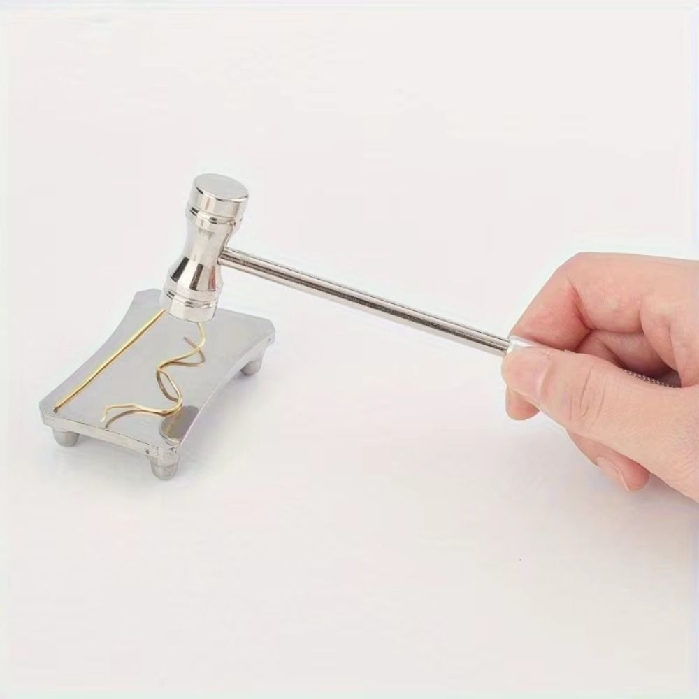 2Pcs/Set Anti-Skid Steel Jewelry Hammer Durable Bracelet Repair Tool  Metal Stamping