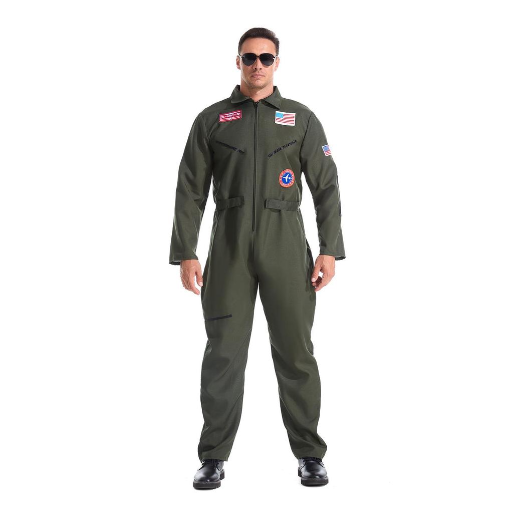 Костюм пилота Top Gun на Хэллоуин для вечеринок и выступлений