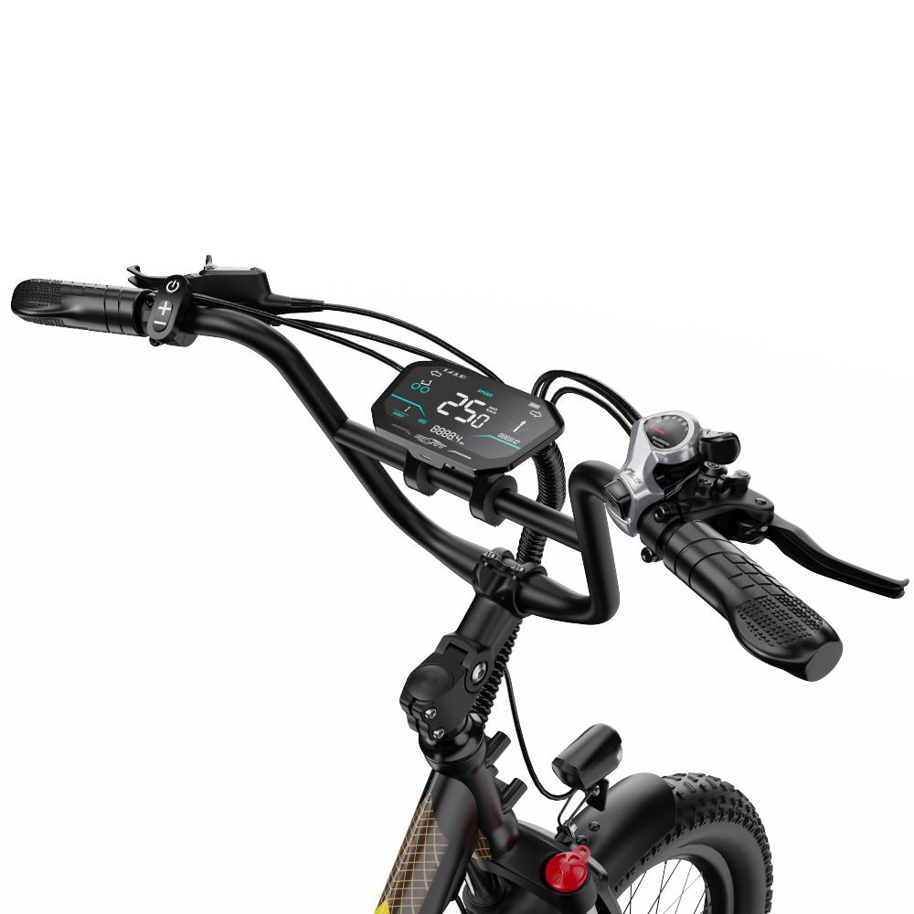 ONESPORT OT30 PRO Urban electric bicycles 1*7 speed 500W motor 48V 18Ah 20*3.0 inch tires