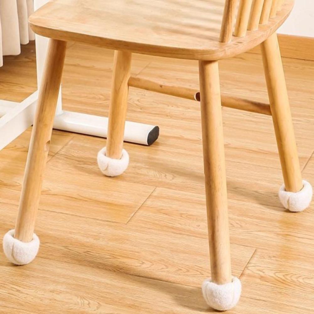 4Pcs Tennis Shape Chair Table Leg Covers Anti-noise Protective Sleeve Furniture Leg Cover Wear Resistant Dining Table Socks