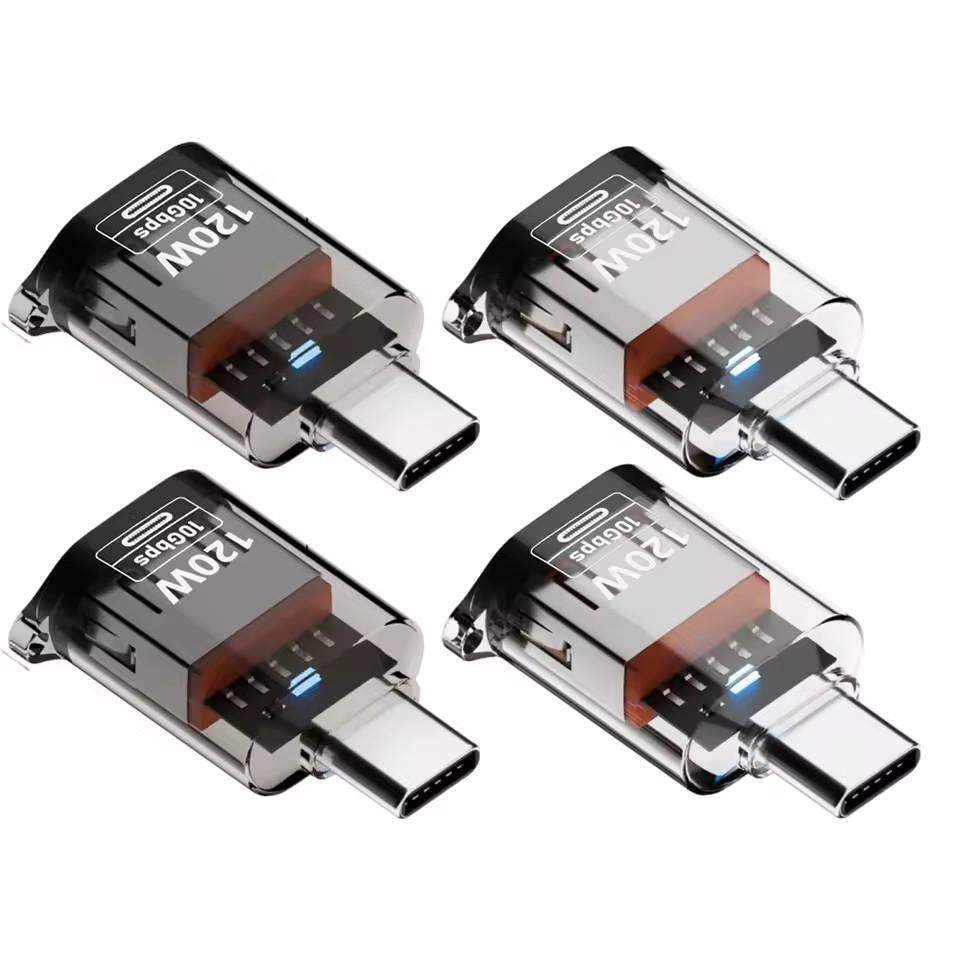 OTG USB C Female To USB A Male Adapter Converter High Speed Transfer for IPhone 16 15 IPad Tablet for Samsung Galaxy Android