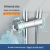 Universal Non-Removable Pipe with Hook Sliding Sleeve, Non-Punch Shower Bracket, Middle Fork Shower Head Holder