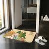 Коврик для пола с аниме L-LuLu, впитывающий коврик, нескользящий коврик для входа в ванную, туалет и уборную