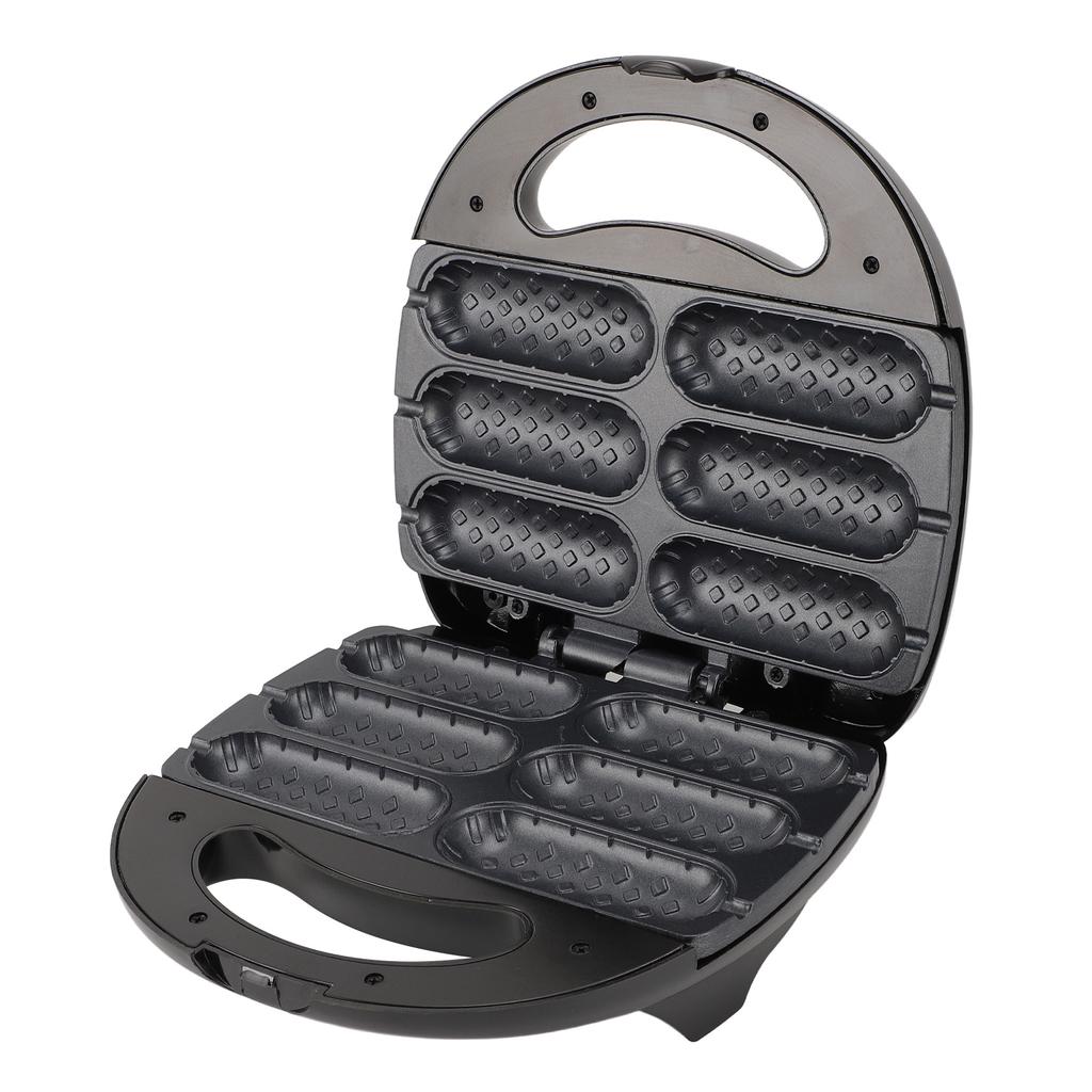 Hot Dog Waffle Machine 850W Quick Heating Automatic Temperature Control Anti Stick Easy To Clean 6