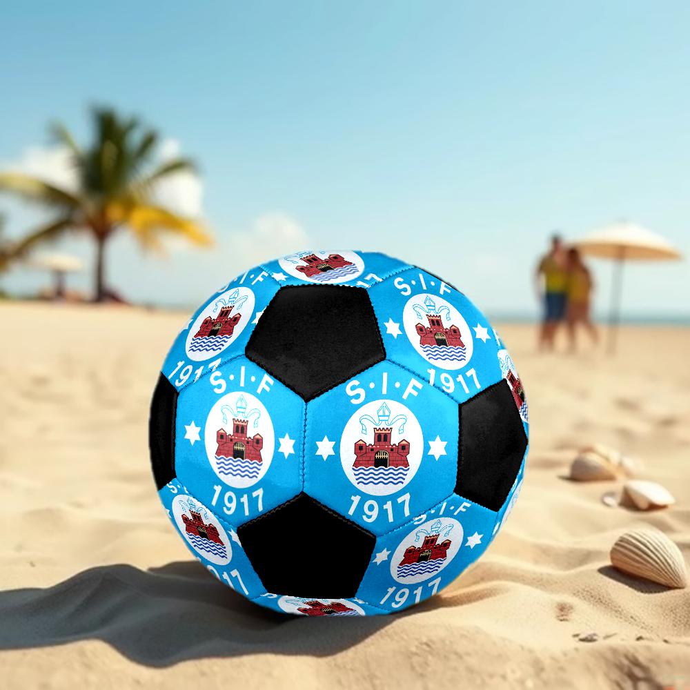 SIZE 5 Silkeborg IF Soccer Ball Colorful All Ages Machine Stitched PVC Competition Ready Durable High-Bounce