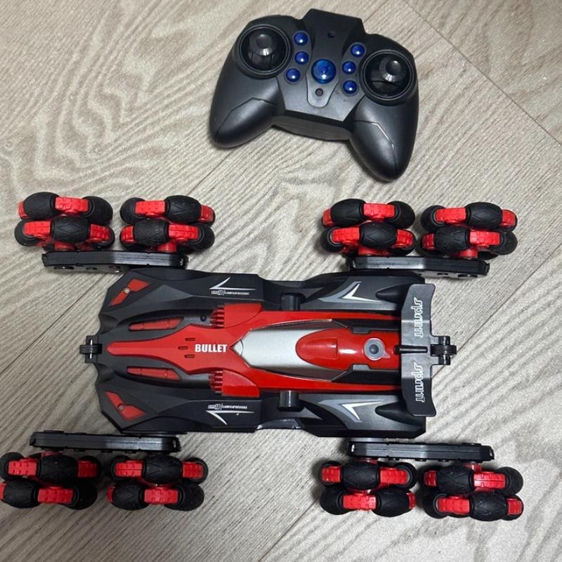 Eight Wheel Stunt Remote Control Car Gesture Induction Drift Spray Swing Arm Climbing Rotary Charging Motor Racing Toy Gift