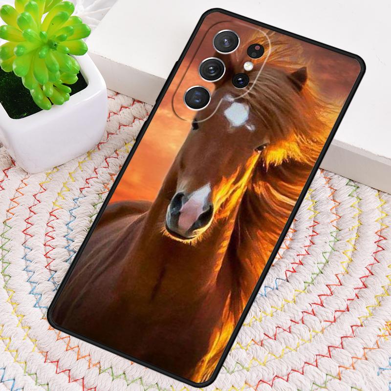Красивая Лошадь Животное Силиконовый Чехол Для Телефона Для Samsung Galaxy note 10 pro S26 S25 S24 S23 S22 S21 Plus S25Ultra Capa Чехол