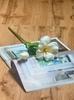Twig - Foam tulip white and green 53 cm