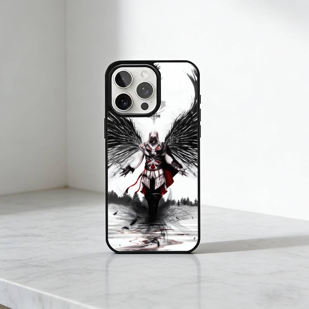 Чехол для телефона игры E-EzioS A-Ass-sin-s C-Creed-es Для iPhone17,16,15,14,13 Plus,Pro Max Магнитный Для Magsafe Беспроводная Зарядка