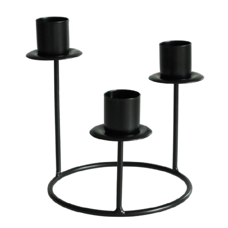 3 Head Nordic Metal Candle Holder Candlestick Stand HandMade Candle Holder Chamberstick Holder Candlelight