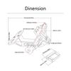 Мотоциклетный регулируемый ДЛЯ YAMAHA XT660R XT 660R 2004 2005 2006 2007 2008-2017 Угол Держатель рамки номерного знака