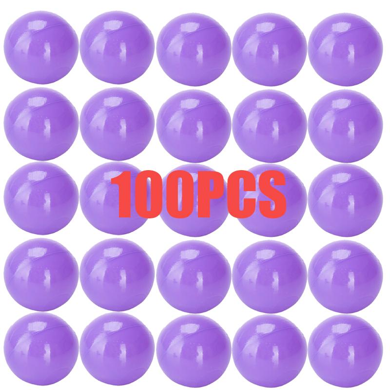 100Pcs Baby Plastic Balls Water Pool Ocean Ball Games for Children Swim Pit Play House Outdoors Sport Ball Tents Baby Toys