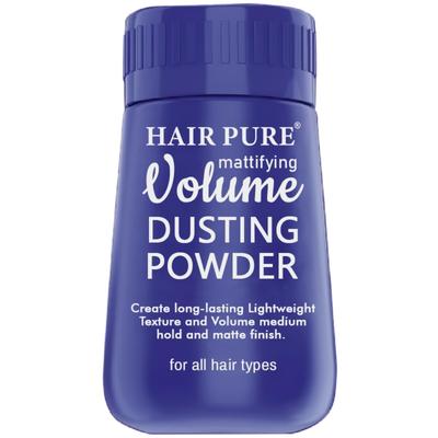 Матирующая пудра для придания объема волос Pure Mattifying Volume Dusting Powder для мужчин и женщин | Матовый финиш на 24 часа, Сильная фиксация и подъем у корней | Легкая текстурирующая стайлинг-пудра