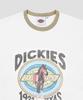 DICKIES Texas Horse Ringer T-Shirt Beigewhite/Sand Beige