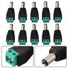 Set of 10 DC Power Connectors 5 5x2 1MM for Surveillance Cameras and LED