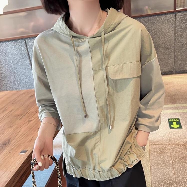 DIMANAF 2025 Летняя Толстовка с Капюшоном Большого Размера Однотонная Белая Футболка Женская с Коротким Рукавом Свободный Топ Футболки