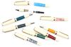 Gullor Mini Fountain Pen with Gold Acrylic Pocket Medium Nib Trim, Pen, Orange, (0.7mm)