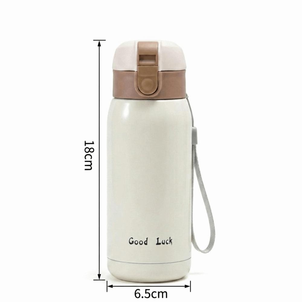 Rustless Steel Vacuum Insulated Cup One Touch Flip Lid Tumbler Insulated Mug Daily Commuting