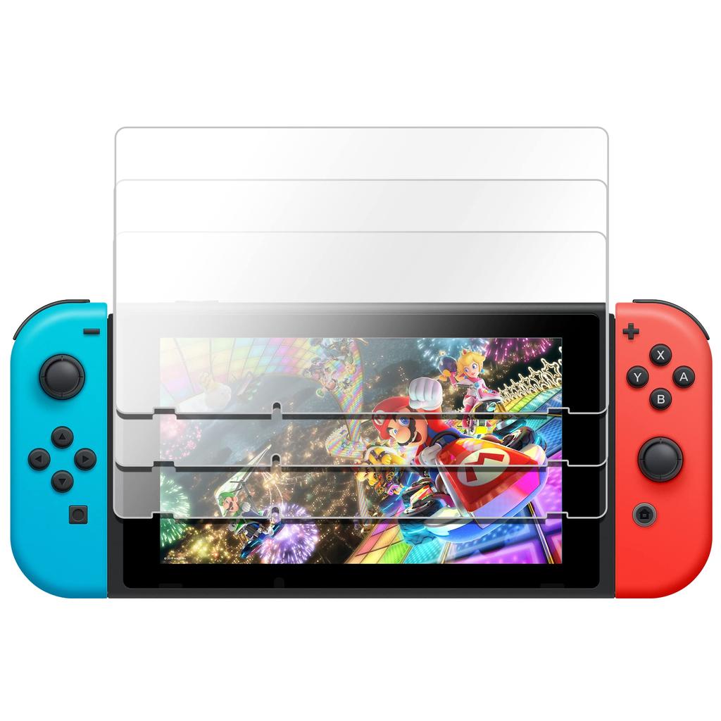 Закаленное защитное стекло для экрана, совместимое с Nintendo Switch/ Switch Lite/ Switch OLED, жесткая защитная пленка для игровой консоли Switch