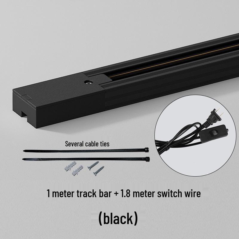 Медный рельсовый светодиодный прожектор для растений: Универсальный алюминиевый трековый светильник, 0,5 м рельс