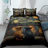 Graffiti Dogs  Duvet Cover Set UK Single Double Queen US Twin Full King Size Pkm Bed Linen Set