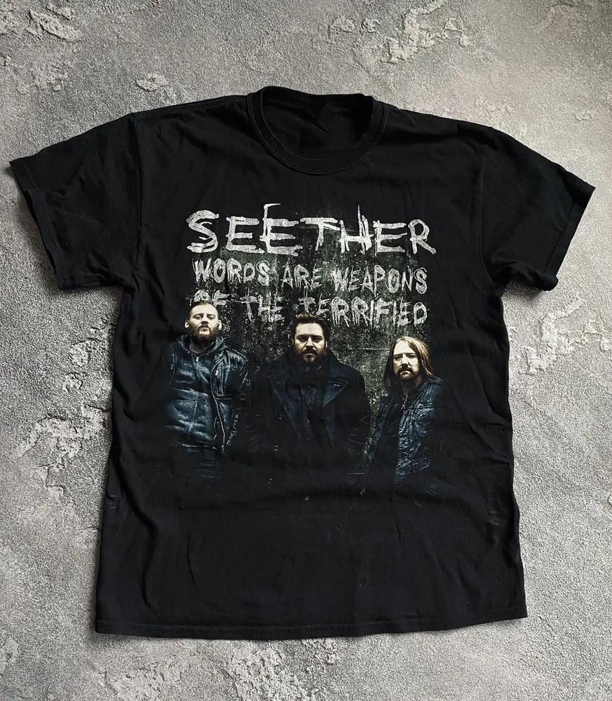 Новая футболка Seether Words As Weapons Унисекс Концертная от S до 5XL EL113 Унисекс Футболка