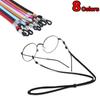 8 Colors Eyeglasses Holder Glasses Non-slip Rope Strap Cord Eyeglass Retainer Glasses String Chain Necklace Glasses Lanyard Adjustable Light Soft Rope