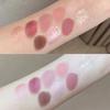 Nine- Eyeshadow Palette Rose Pink Pearly Matte Glitter Eyeshadow Pallete Shiny Eye Shadow Eye Pigments