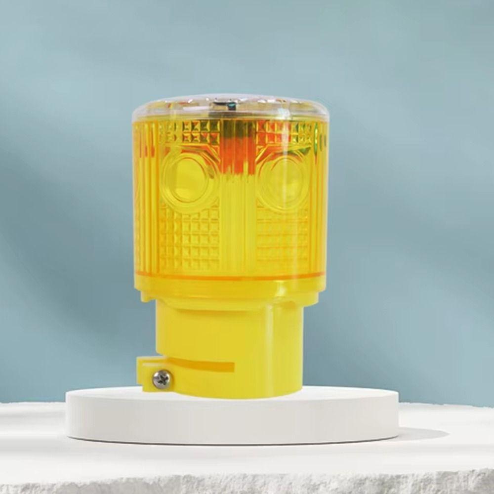 Solar Powered Emergency Warning Light Rain-proof Warning Strobe Light  Road Site