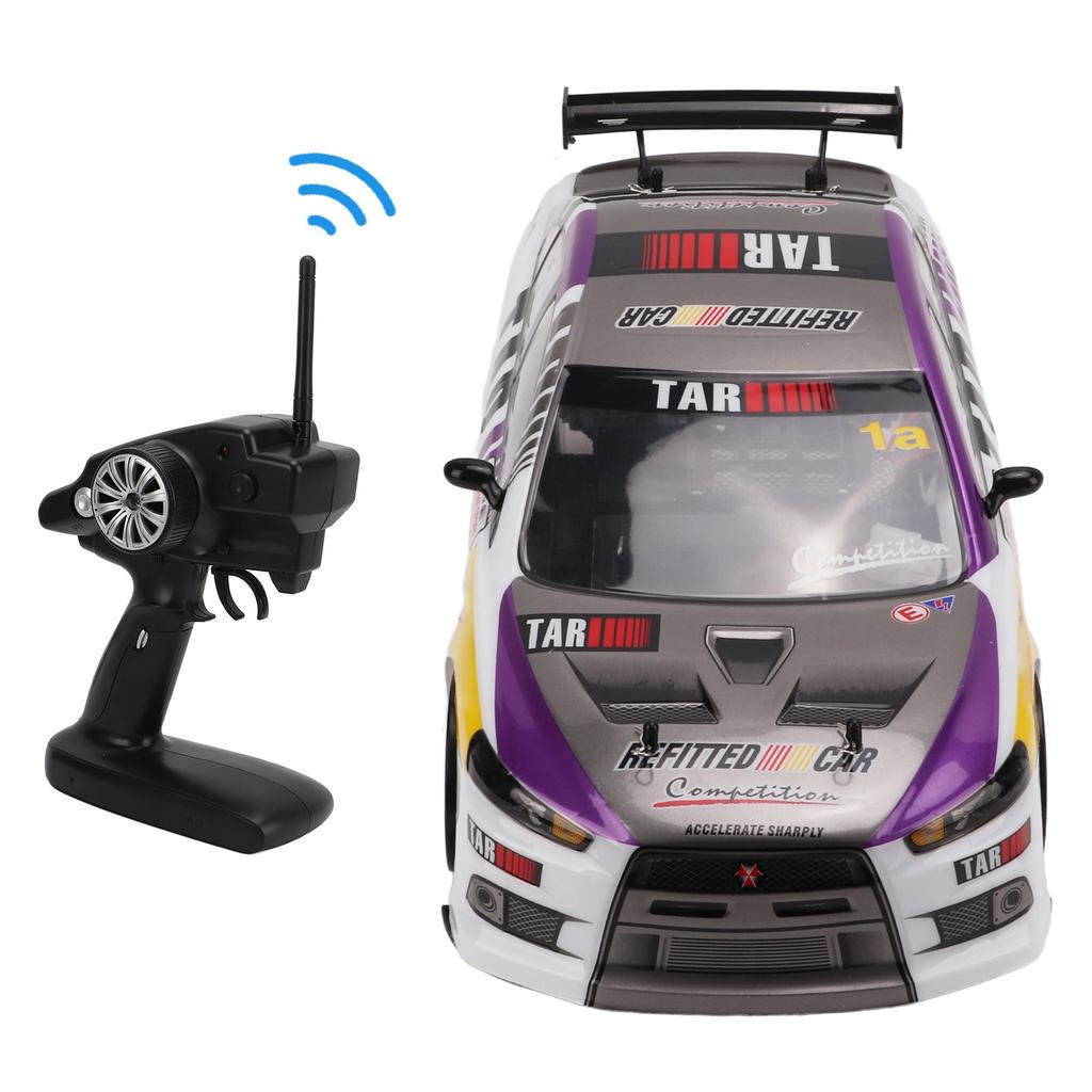 1:10 2.4G 4WD высокомощный светодиодный свет дрейф гоночный автомобиль трюковое вождение RC электрическая игрушка для KidSingle