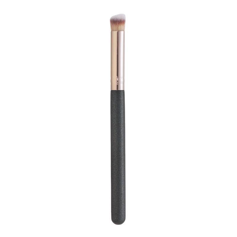 270 Round Head Concealer Brush for Flawless Application & 170 Foundation Brush with Soft Bristles for Beginners - Perfect for Covering Acne Marks.