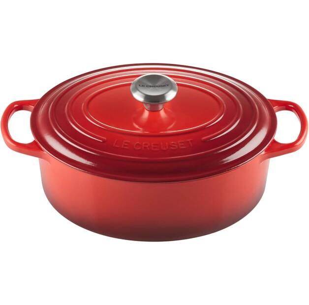 Жаровня Le Creuset Signature овальная 29 см вишнево-красная 4,7 л (21178290602430)