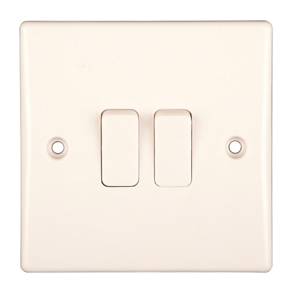 Dencon 2-позиционный переключатель Slimline 10A для BS3676